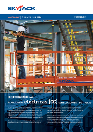 Wheeled scissor lifts Skyjack SJ III 3226 M