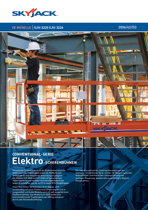 Wheeled scissor lifts Skyjack SJ III 3226 M