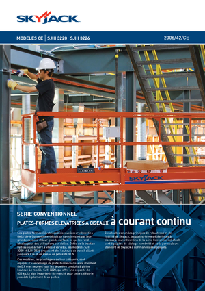 Wheeled scissor lifts Skyjack SJ III 3226