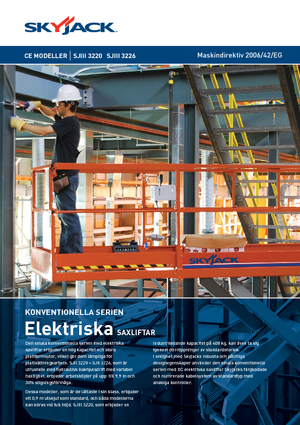 Wheeled scissor lifts Skyjack SJ III 3226