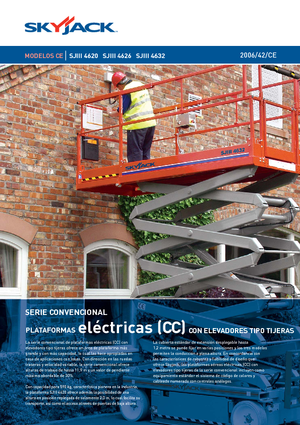 Tekerlekli makas asansörleri Skyjack SJ III 4626