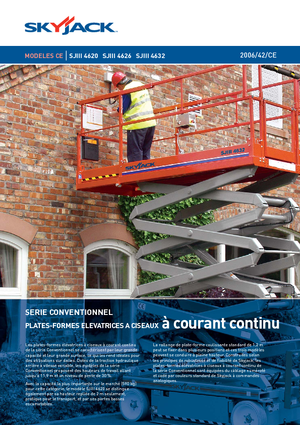 Wheeled scissor lifts Skyjack SJ III 4626