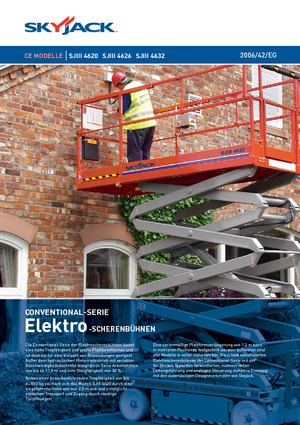 Wheeled scissor lifts Skyjack SJ III 4626