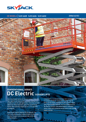 Tekerlekli makas asansörleri Skyjack SJ III 4626