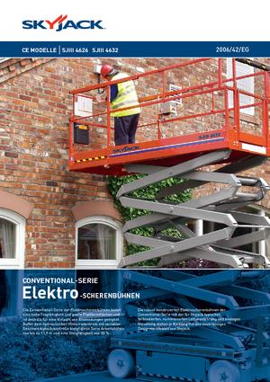 Wheeled scissor lifts Skyjack SJ III 4626