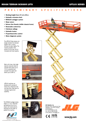 Wheeled scissor lifts Liftlux SL 210-25