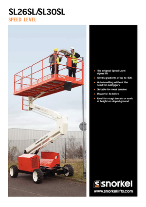 Wheeled scissor lifts Snorkel SL26SL