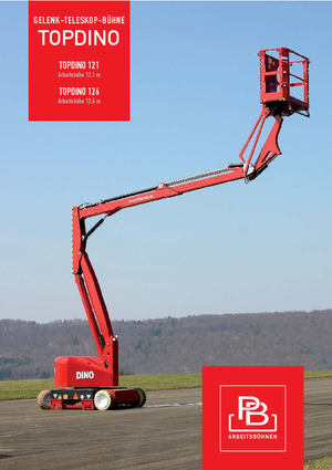 Tekerlekli Mafsall Bomlu Asansörler PB Topdino 126 D