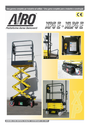 Wheeled scissor lifts AIRO XLP 5 E