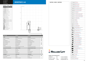 Paletli maka asanasörleri Holland-Lift Q-135 DL 24 TR