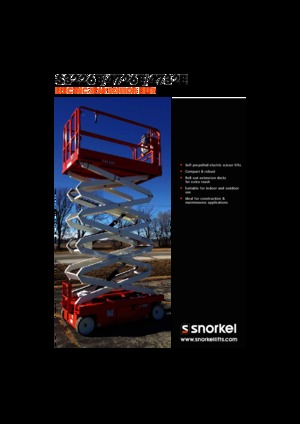 Wheeled scissor lifts Snorkel S3226E