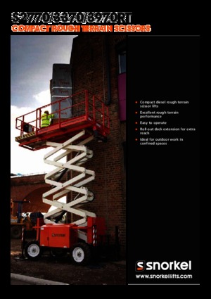 Wheeled scissor lifts Snorkel SR 2770
