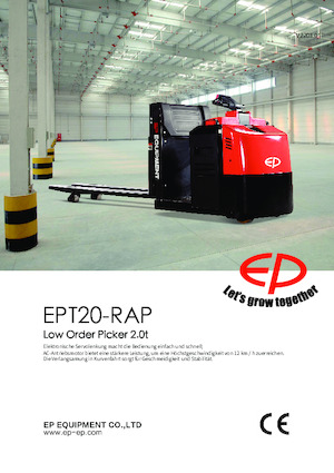 Order Pickers & Cherry Picker Forklifts EP EPT20-RAP