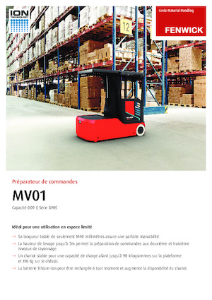 Sipariş Seçiciler Linde MV01