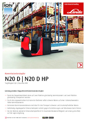 Sipariş Seçiciler Linde N20D HP
