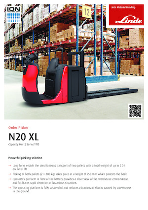 Sipariş Seçiciler Linde N20XL