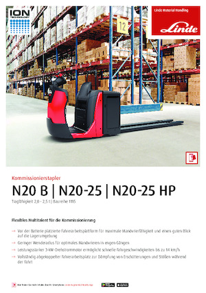 Sipariş Seçiciler Linde N25HP
