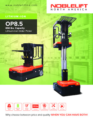 Order Pickers & Cherry Picker Forklifts Noblelift OP8.5