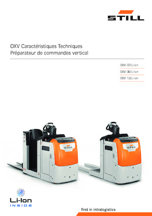 Order Pickers & Cherry Picker Forklifts Still OXV 10