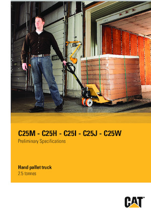 Pallet Jacks Caterpillar C25M