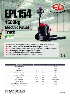 Pallet Jacks EP EPL154