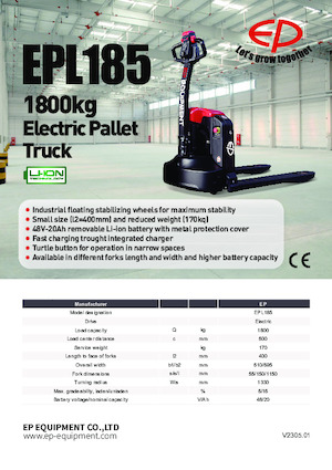 Pallet Jacks EP EPL185