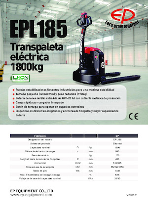 Pallet Jacks EP EPL185