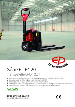 Yaya kumandalı transpalet EP F4 201