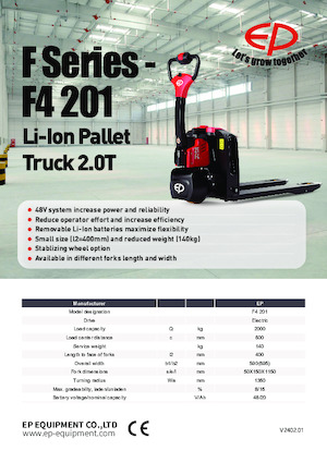 Pallet Jacks EP F4 201