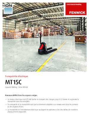 Pallet Jacks Linde MT15C