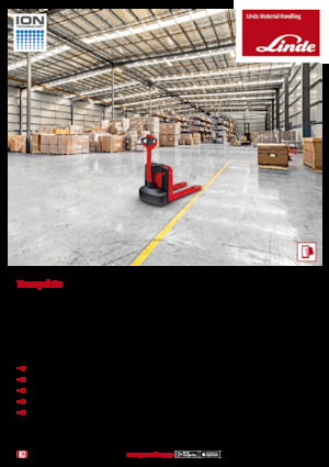 Yaya kumandalı transpalet Linde MT15