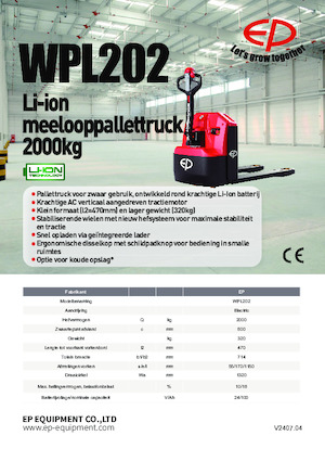 Pallet Jacks EP WPL202