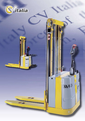 Pallet Stackers Stand Up Rider Platform CVitalia EL 12.5-26 P