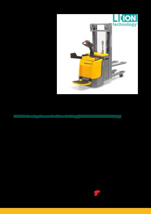 Pallet Stackers Stand Up Rider Platform Jungheinrich ERC 212z