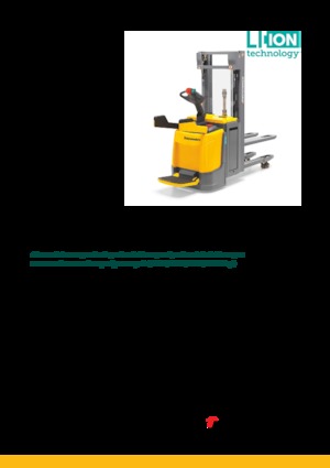 Pallet Stackers Stand Up Rider Platform Jungheinrich ERC 212z
