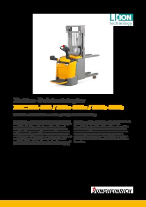 Pallet Stackers Stand Up Rider Platform Jungheinrich ERC 214 