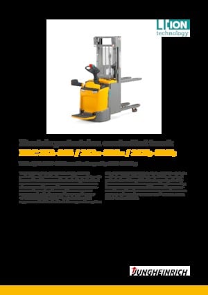 Pallet Stackers Stand Up Rider Platform Jungheinrich ERC 214 