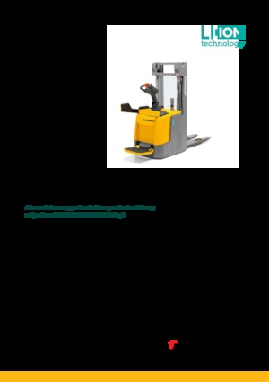 Pallet Stackers Stand Up Rider Platform Jungheinrich ERC 216 