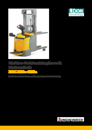 Pallet Stackers Stand Up Rider Platform Jungheinrich ERC 220z