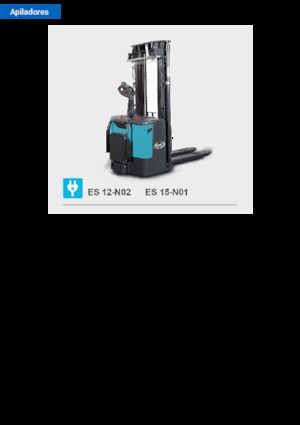 Pallet Stackers Stand Up Rider Platform Baoli ES 12-N02