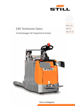 Walkie Stackers Still EXD-S 20