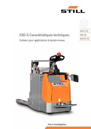 El İstifleyiciler Still EXD-SF 20