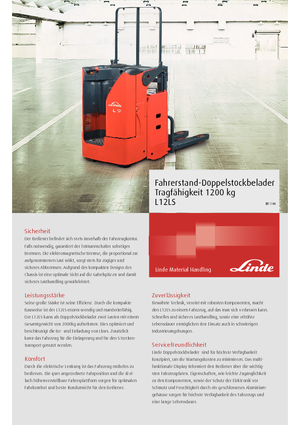 Walkie Stackers Linde L 12 LS