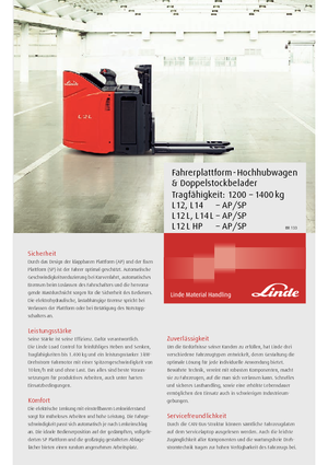 Walkie Stackers Linde L12AP