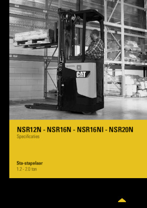 Pallet Stackers Stand Up Rider Platform Caterpillar NSR16N