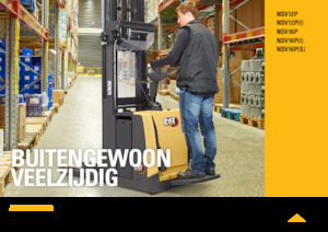 Pallet Stackers Stand Up Rider Platform Caterpillar NSV12P(I)