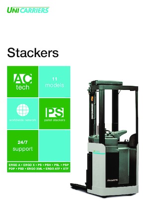Pallet Stackers Stand Up Rider Platform UniCarriers PDP 200
