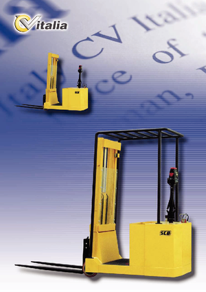 Pallet Stackers Stand Up Rider Platform CVitalia SCB 12-36