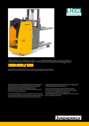 Pallet Stackers Sit Down Rider Jungheinrich ESD 120