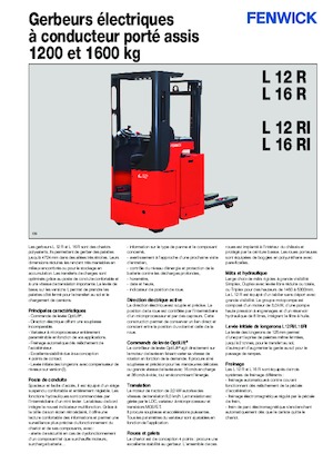 El İstifleyiciler Linde L 16 R